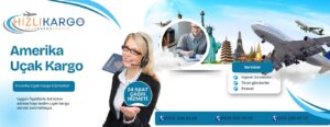 Amerika uçak kargo servisi.
